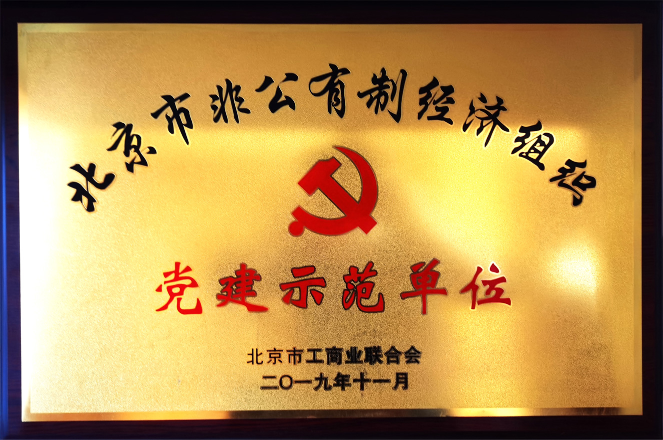 北京市非公有制经济组织党建示范单位